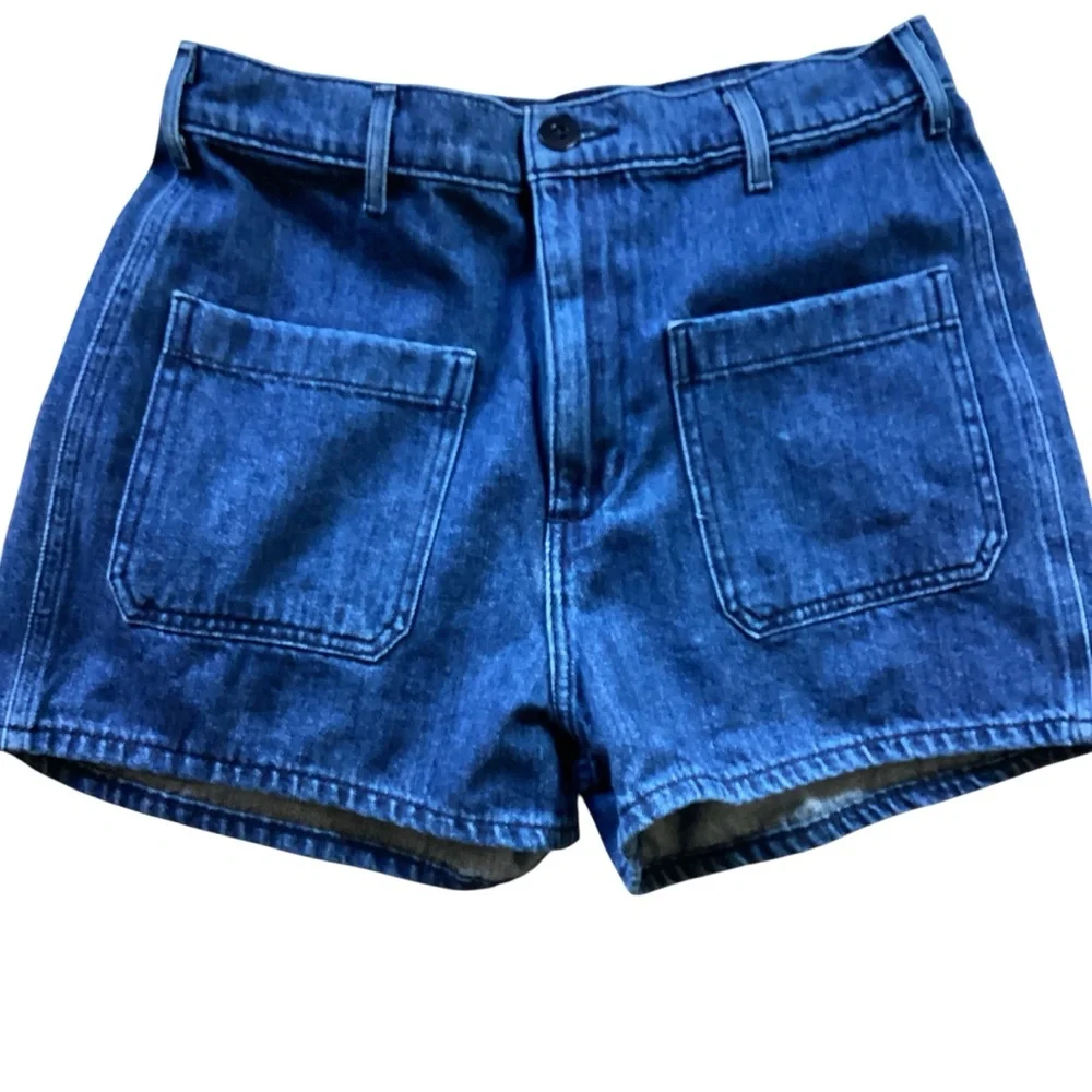 Wilfred Free Aritzia Naves High Denim Jean Shorts Misses size 10